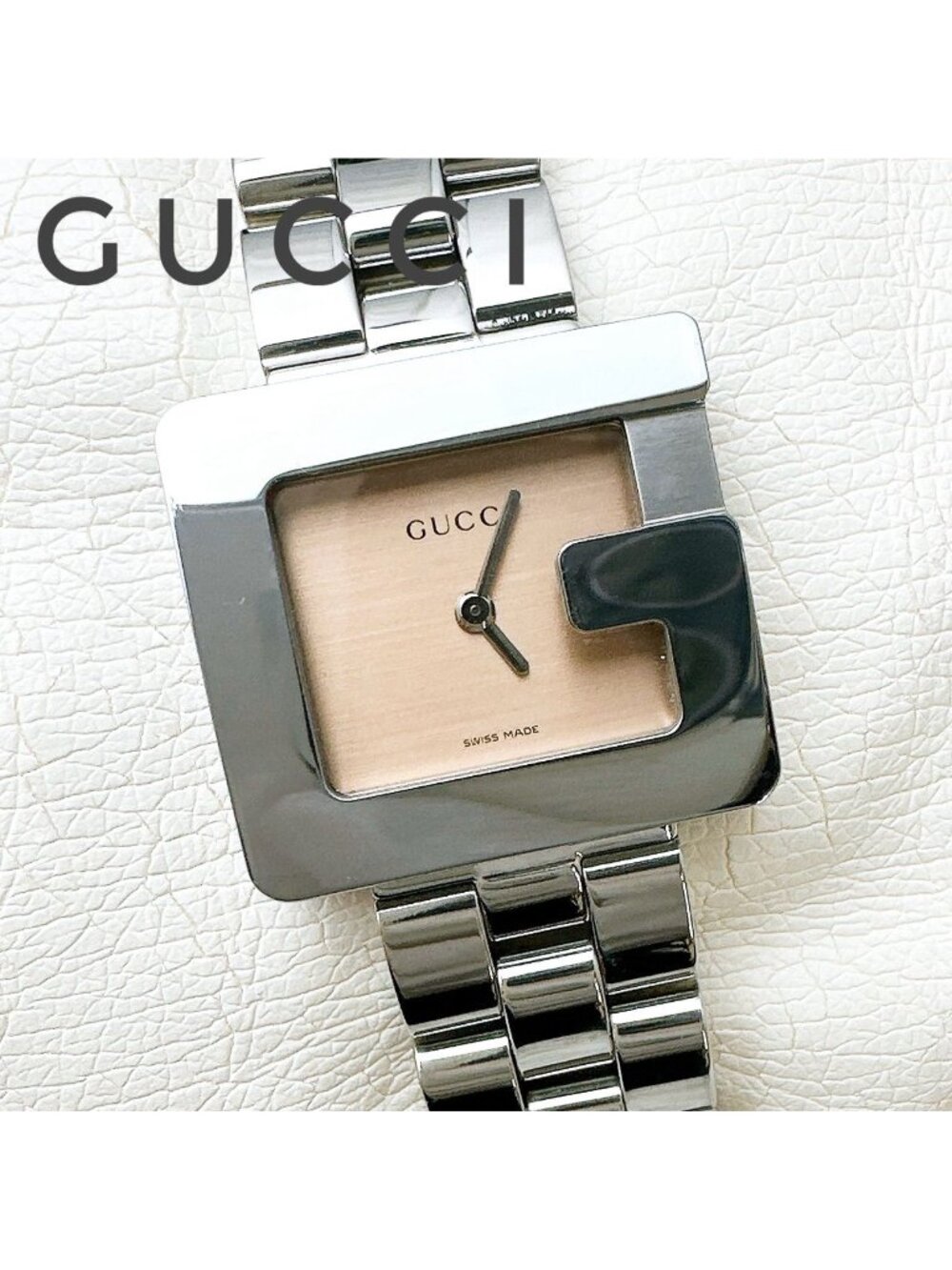 Gucci Watch Quartz Stainless Steel 15.5 Box Card